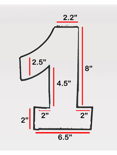 Small Number One Cake Tin